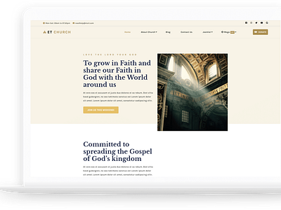 ET Church – Free WordPress Church Website templates