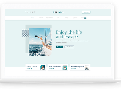 ET Yacht – Free Responsive Sailing & Boating WordPress Theme free web template free website template free wordpress theme theme for wordpress web template website template wordpress wordpress theme