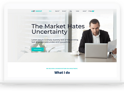 ET Invest – Free Responsive Investment Company WordPress Theme free web template free website template free wordpress theme theme for wordpress web template website template wordpress wordpress theme