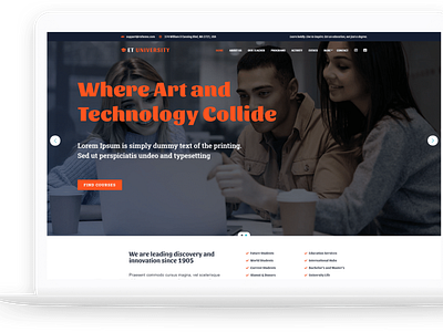 ET University – Free Responsive University WordPress Theme