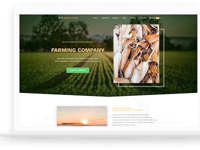 ET Agriculture – Free Responsive Agriculture WordPress Theme