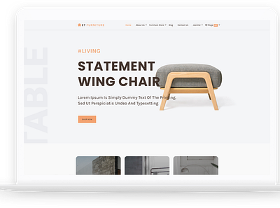 ET Furniture – Free Responsive Furniture WordPress Theme free web template free website template free wordpress theme theme for wordpress web template website template wordpress wordpress theme