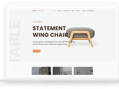 ET Furniture – Free Responsive Furniture WordPress Theme