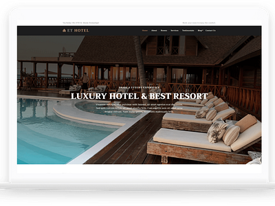 ET Hotel – Free Responsive WordPress Hotel Theme