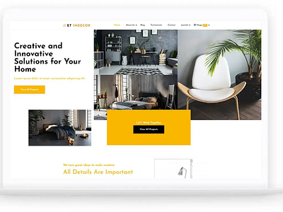 ET Indecor – Free Responsive Interior WordPress Theme free web template free website template free wordpress theme theme for wordpress web template website template wordpress wordpress theme