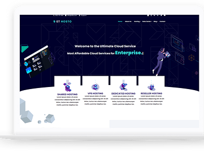 ET Hosto – Free Responsive Web Hosting WordPress Theme free web template free website template free wordpress theme theme for wordpress web template website template wordpress wordpress theme