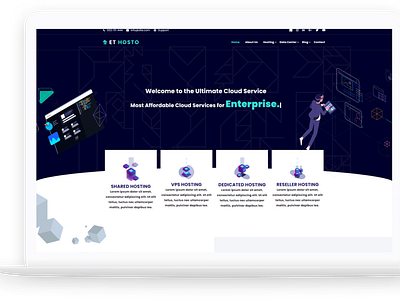 ET Hosto – Free Responsive Web Hosting WordPress Theme