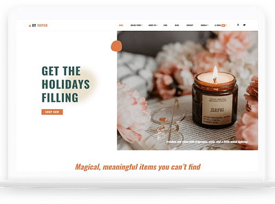 ET Taper – Free Responsive Christmas Candle Website Template free joomla templates free web template free website template joomla 4 joomla 4 templates joomla template joomla templates joomla theme joomla themes web template website template