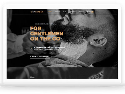 ET Barber – Free Responsive Barber Website Template