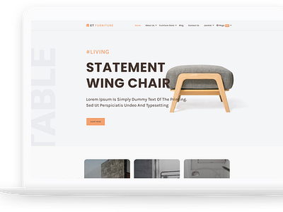 ET Furniture – Free Responsive Furniture Website Templates