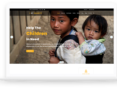 GT CHARITY-Free WordPress Theme