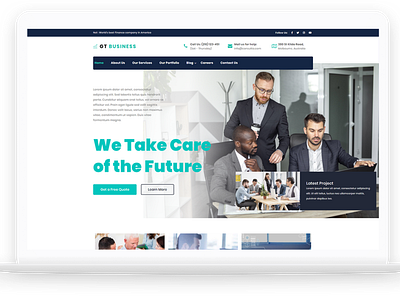 GT BUSINESS-Free WordPress Theme wordpress
