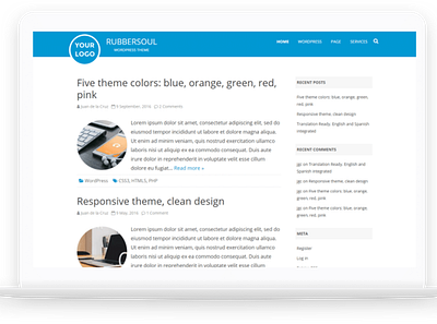 Rubbersoul-Free WordPress Theme wordpress