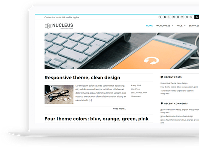 Nucleus-Free WordPress Theme wordpress