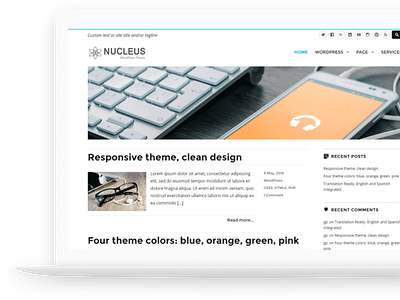Nucleus-Free WordPress Theme
