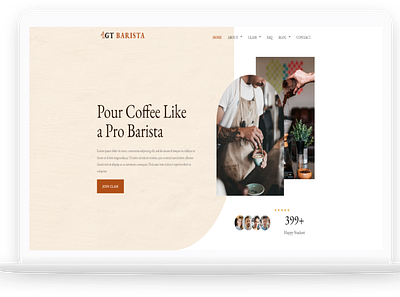 GT BARISTA - Free WordPress Theme wordpress