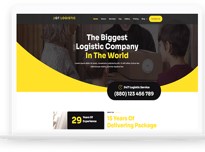 GT LOGISTIC - Free WordPress Theme wordpress