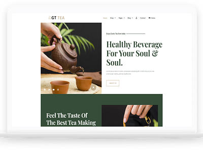 GT TEA - Free WordPress Theme wordpress