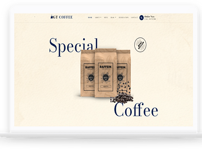 GT COFFEE - Free WordPress Theme wordpress