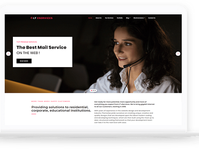 LT eService - Free Online Business WordPress Theme wordpress