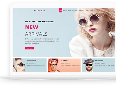 LT Optik – Free Eyeglass Shop WordPress Theme wordpress