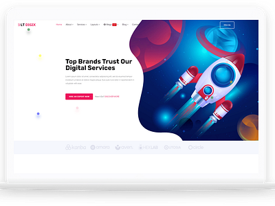 LT Digix – Free Digital Marketing WordPress Theme