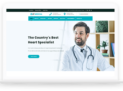 LT Medical - Hospital/ Clinic Free Joomla Template joomla theme