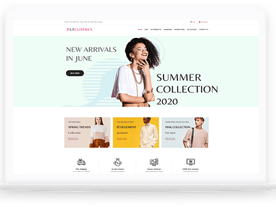 LT Clothes Shop – Online Shopping Free Joomla Template
