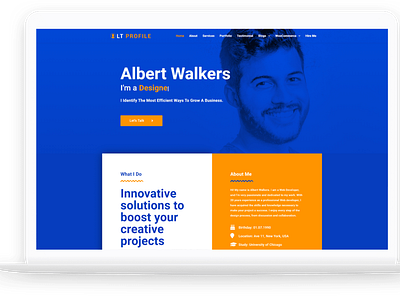 LT Profile – Personal Free Joomla Template free joomla templates free web template free website template joomla 4 joomla 4 templates joomla template joomla templates joomla theme joomla themes web template website template