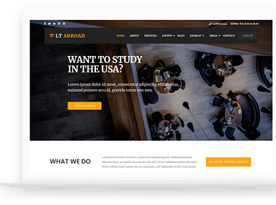 LT Abroad - Overseas Studying Free Joomla Template free joomla templates free web template free website template joomla 4 joomla 4 templates joomla template joomla templates joomla theme joomla themes web template website template