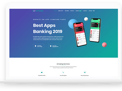 LT AppBank - Hi-tech App Free Joomla Template