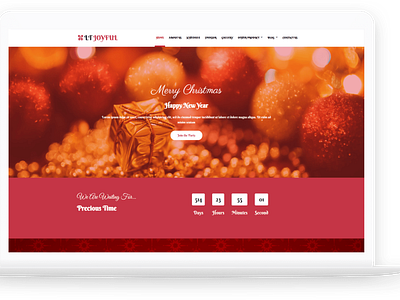 LT Joyful - Christmas Event Free Joomla Template