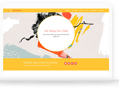 LT ArtClass - Education Free Joomla Template