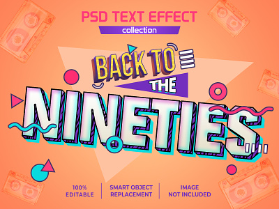 Back to Nineties Retro Text Effect