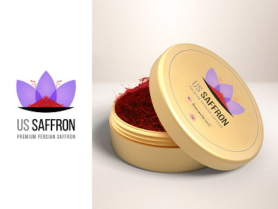 SAFFRON LOGO branding design graphic design illustration logo logo design saffron