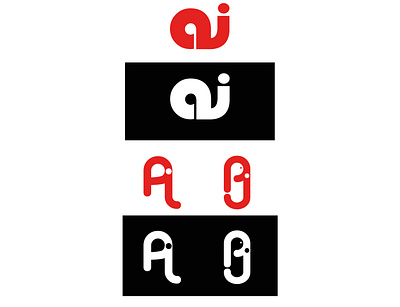 AJ graphic design logo