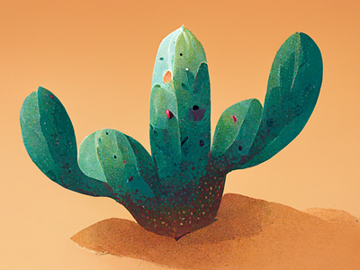Cactus Illustration app branding cactus design graphic design illustration logo plants typography ui ux vector