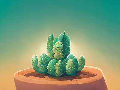 Cactus Illustration app branding cactus design graphic design illustration logo plants ui