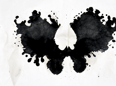 Rorschach Butterfly Ink Blot Test illustration ink blot mental health psychiatry psychology rorschach