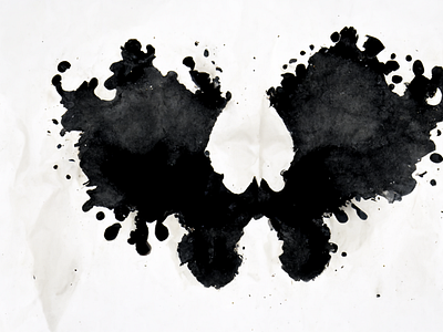 Rorschach Butterfly Ink Blot Test