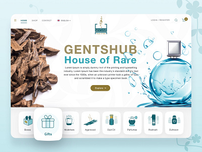 GentsHub Ecommerce Web Screen UI