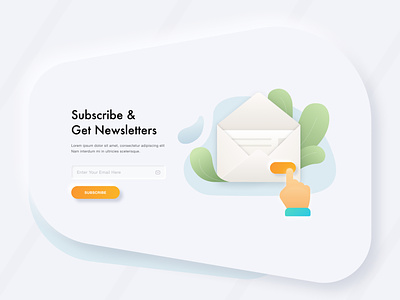Newsletter Subscription UI