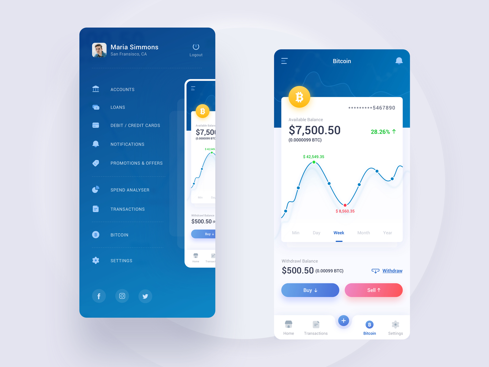 Fintech Banking App Ui By Vinod Kumar Palli On Dribbble 1675