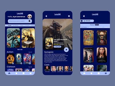 LetsUHR Film App filmapp ui