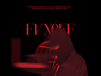 ROBBERY - FVXOFF black branding clown dark design graphic design illustration logo poster robbery typography