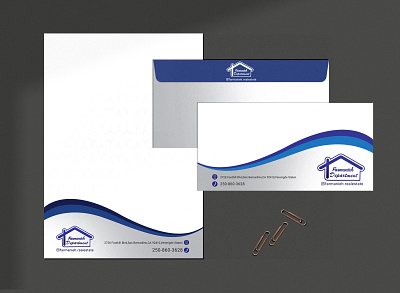 Stationery Design branding card visit design graphic design header logo desing stationary typography