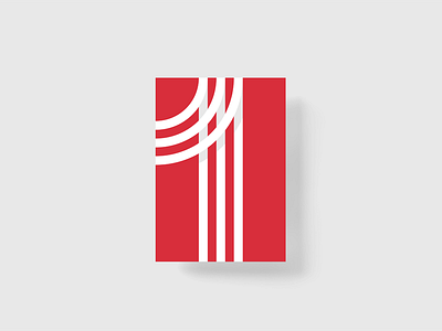Athletic One Poster athletic line minimalist one poster red sport white