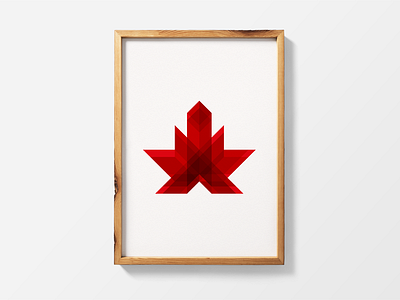 Geometric Maple Leaf