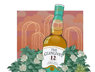 Glenlivet 12 branding design graphic design illustration