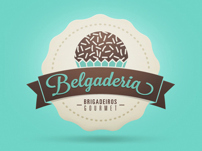 Logo Belgaderia brasil brigadeiro gourmet logo